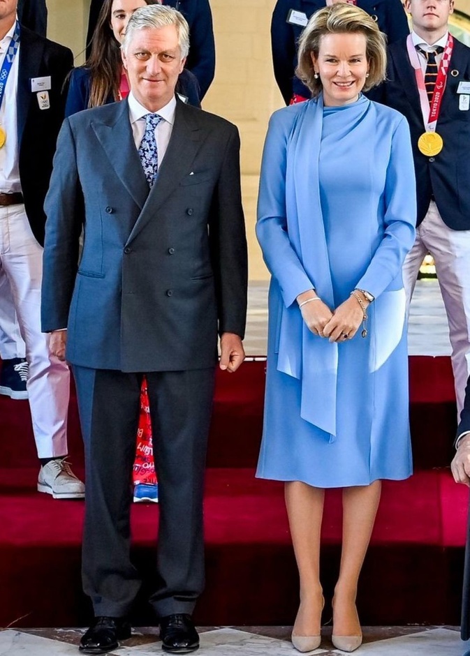 ملك وملكة بلجيكا يستقبلان الفائزين بالميداليات في أولمبياد طوكيو