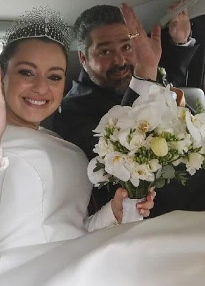 زواج الدوق الأكبر جورج رومانوف من فيكتوريا بيتاريني في سانت بطرسبرغ