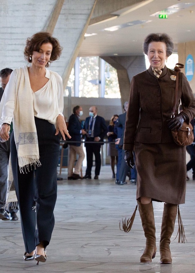 الأميرة آن تشارك في احتفالات الذكرى 75 لتأسيس اليونسكو