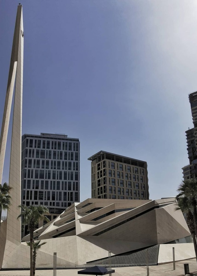 جامع مركز الملك عبد الله المالي KAFD Mosque