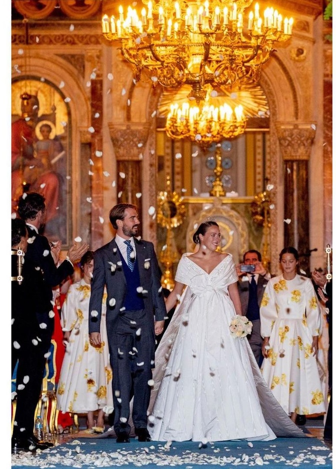 زفاف الأمير فيليبوس Prince Philippos أمير اليونان ونينا فلور Nina Flohr