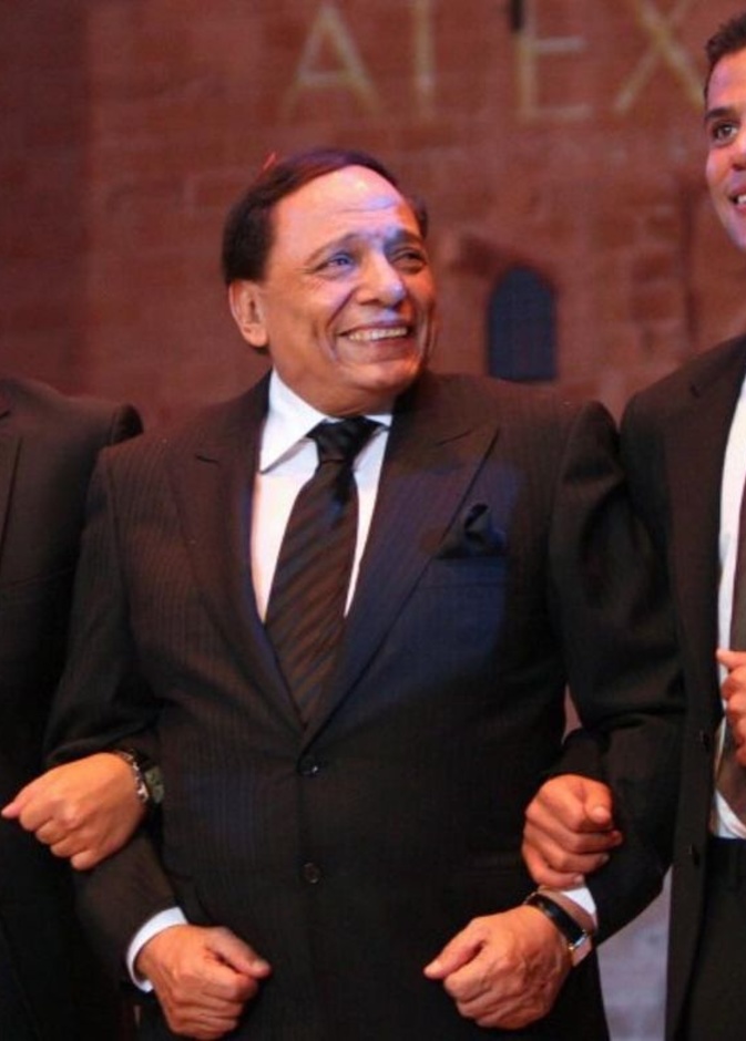 عادل امام وابنائه