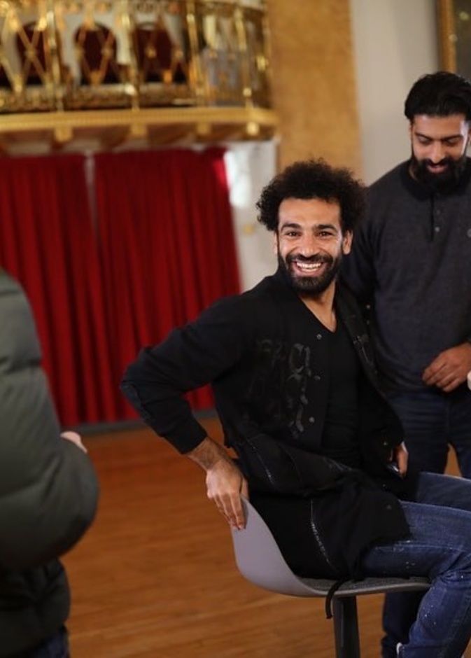 كواليس لقاء محمد صلاح وزوجته مع عمرو أديب في برنامج الحكاية 