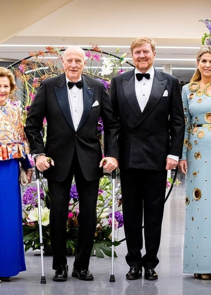 الملك فيليم ألكسندر والملكة ماكسيما يحضران حفل موسيقي في متحف مونك