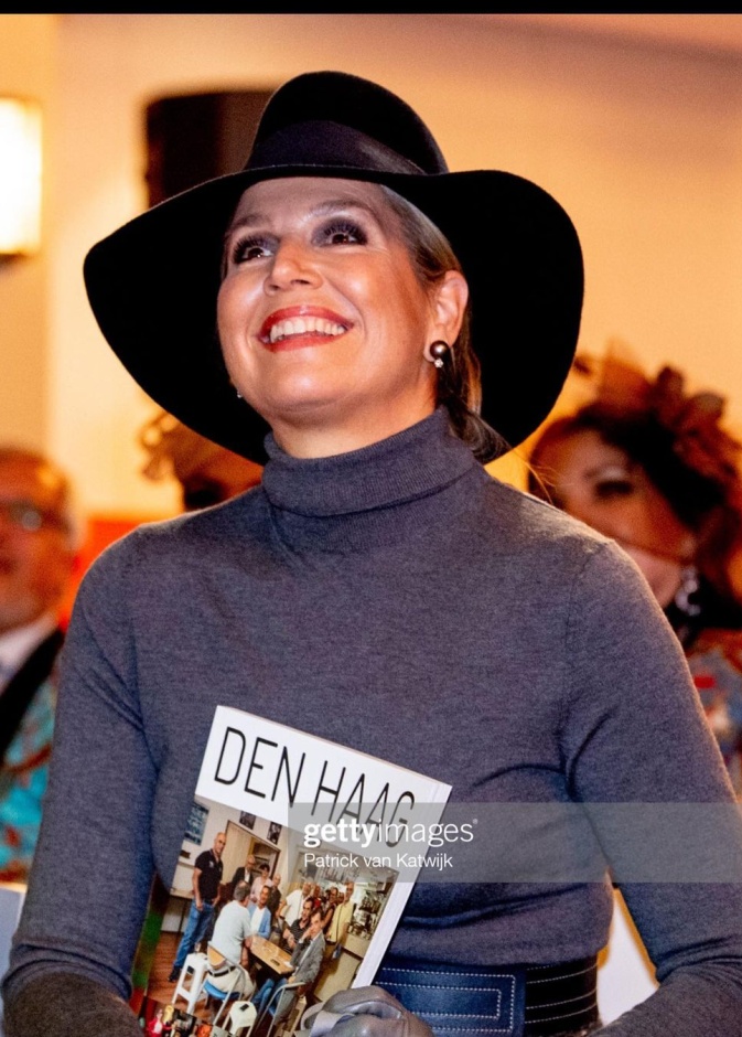 الملكة ماكسيما تزور متحف الصوت والرؤية في لاهاي