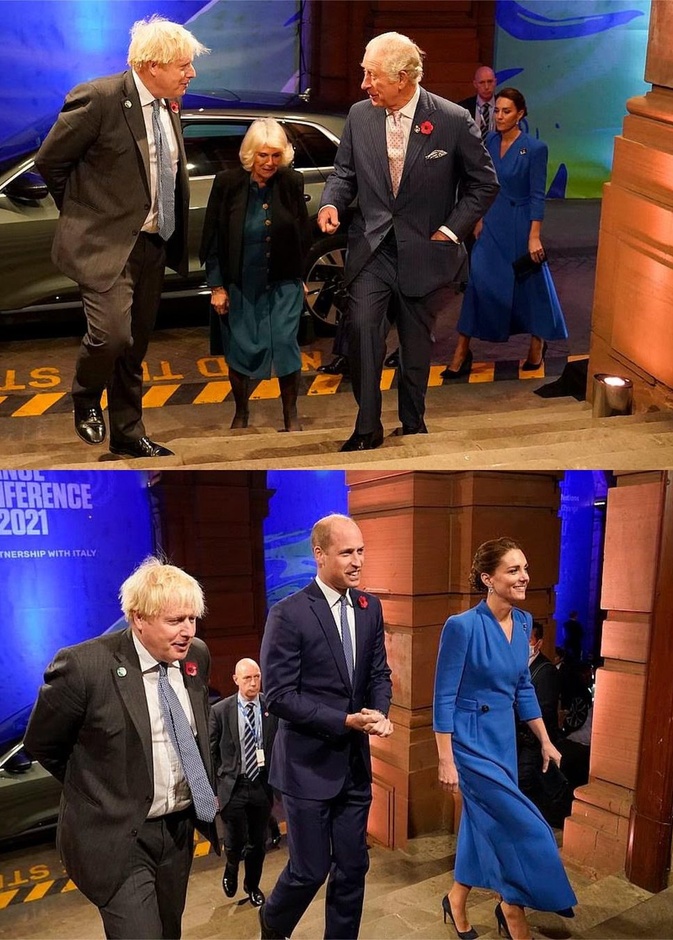 العائلة المالكة البريطانية في حفل افتتاح قمة تغير المناخ