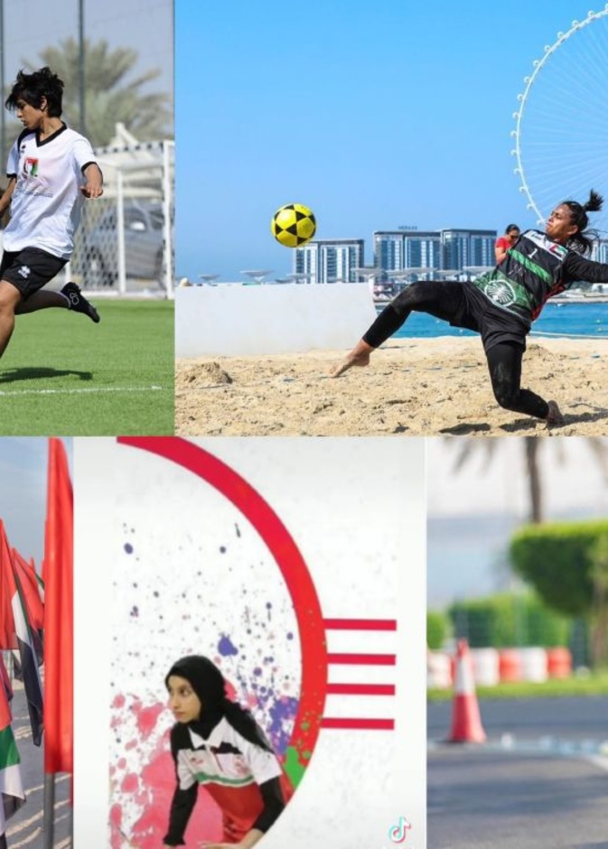إماراتيات حققن انجازات في عالم الرياضة بمناسبة اليوم الوطني الإماراتي