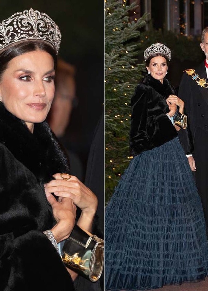 ملك وملكة السويد يستضيفان مأدبة عشاء رسمية لملك وملكة إسبانيا