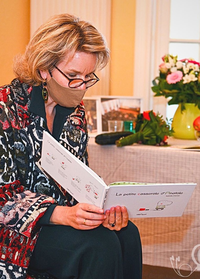 الملكة ماتيلد تزور منظمة FratriHa غير الربحية