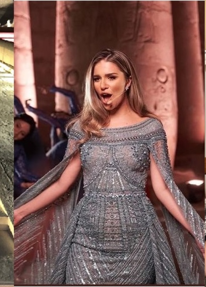 نجمات افتتاح طريق الكباش