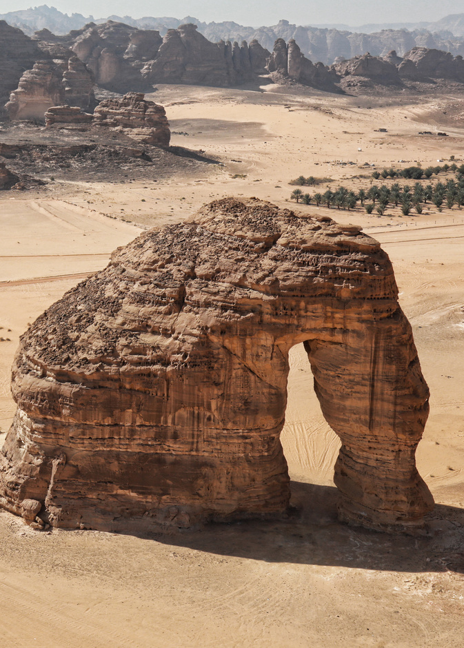 أجواء خلابة بإنتظار زوار العلا في محيط جبل الفيل - المصدر استكشف العلا.