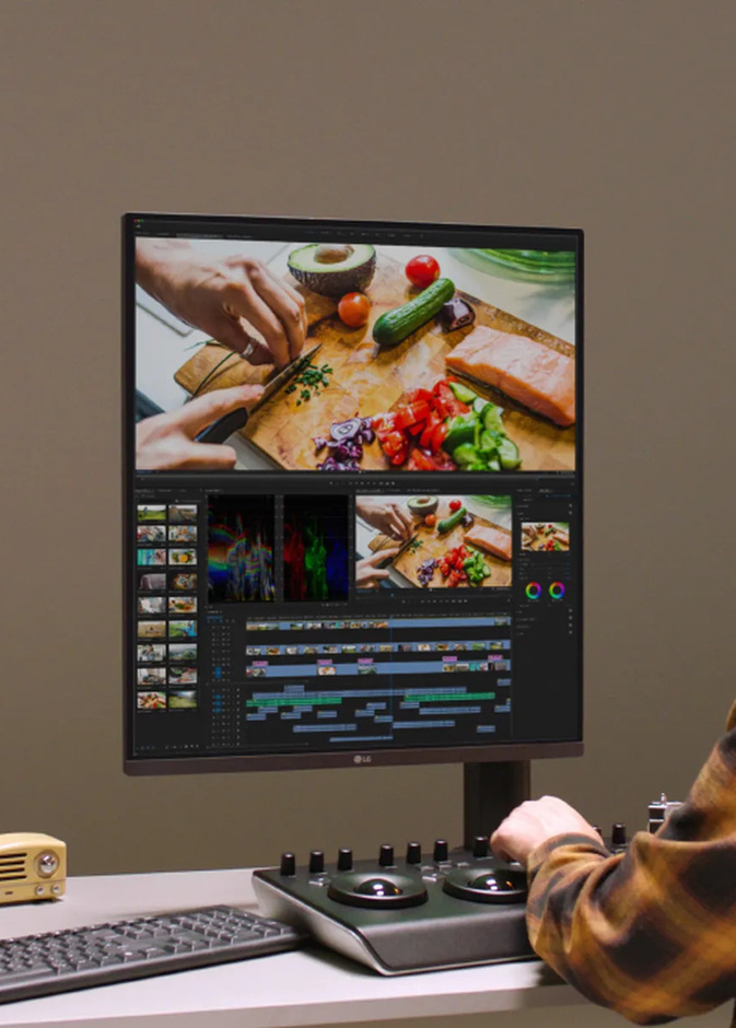 إل جي تكشف عن شاشة دوارة لمستخدمي الحواسب في المنازل والمكاتب