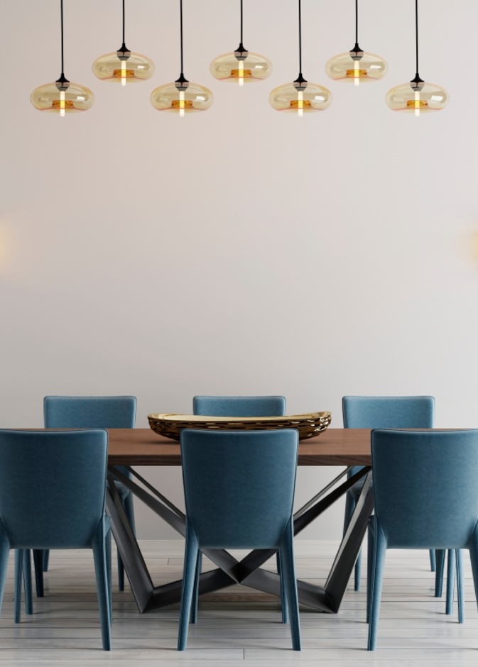 البساطة في ديكورات غرف الطعام الفخمة