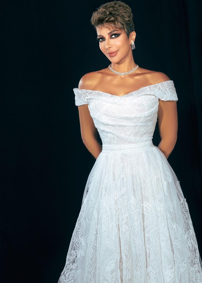 فساتين زفاف النجمات انستقرام@assala_official