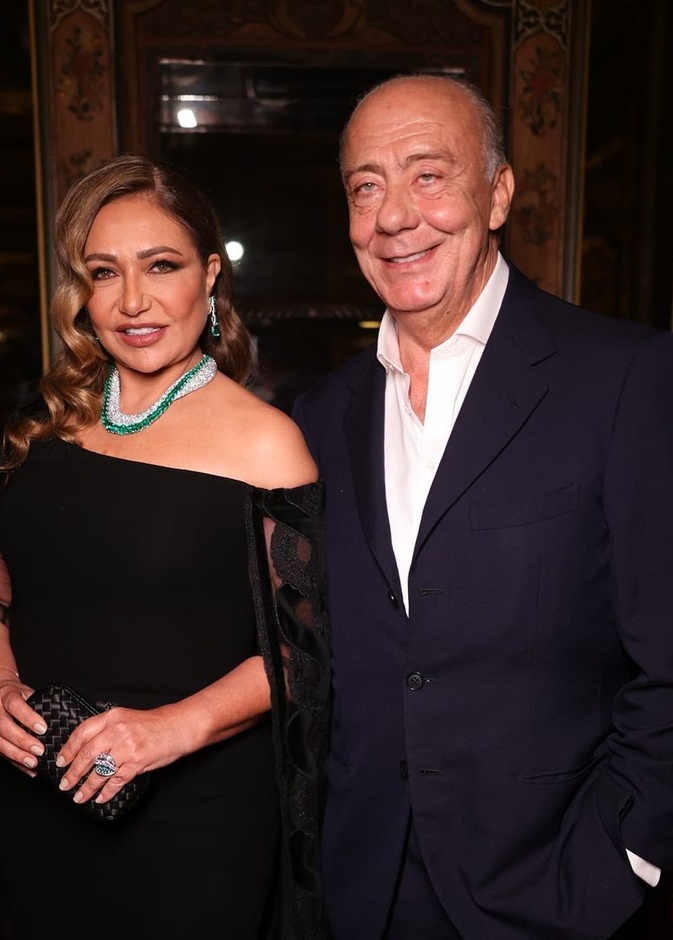 فواز غريوزي والممثلة المصرية ليلى علوي