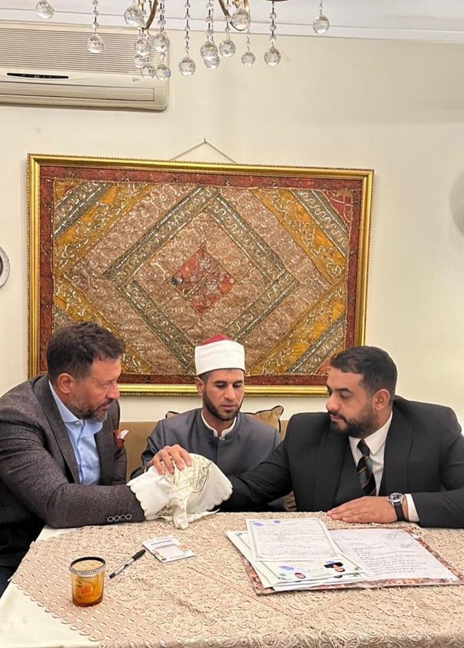 عقد قران ابنة ماجد المصري