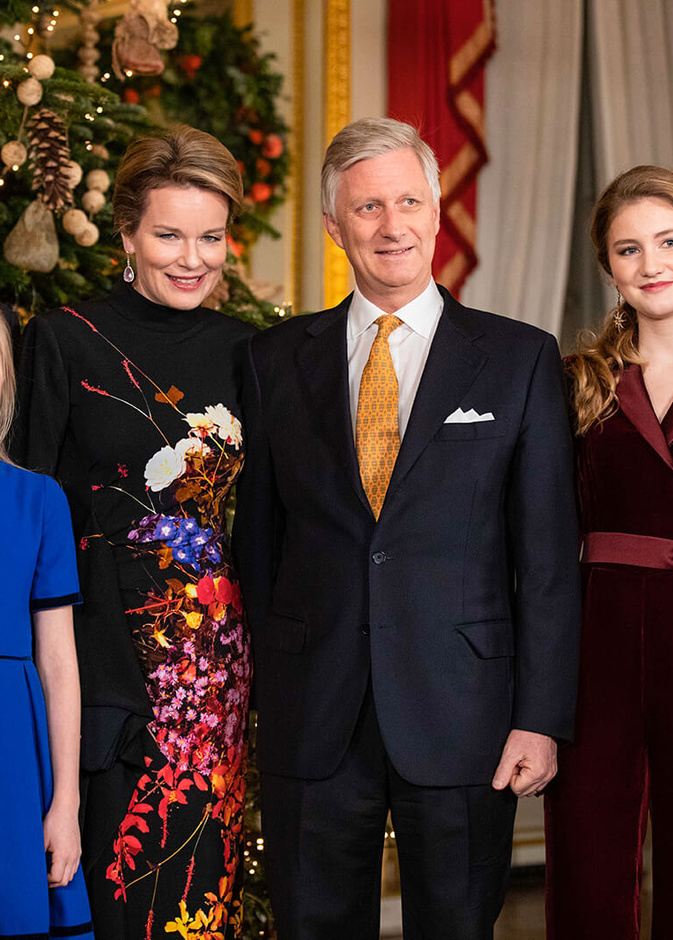 العائلة المالكة البلجيكية تكشف عن شجرتها لعطلة أعياد الميلاد