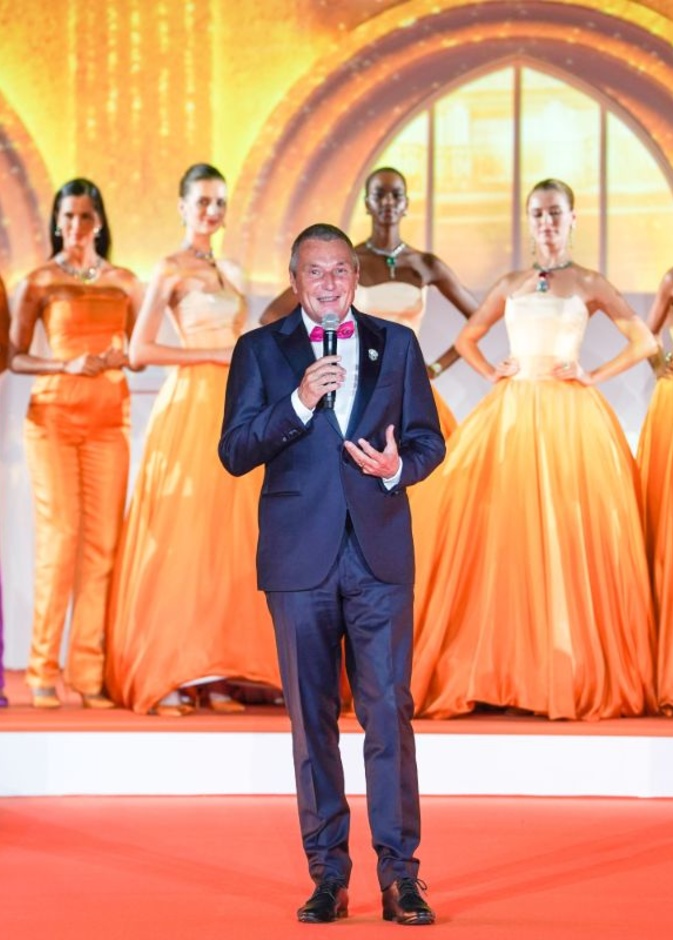 الرئيس التنفيذي لدار بولغري Bvlgari في حفل اطلاق مجموعة Magnifica 