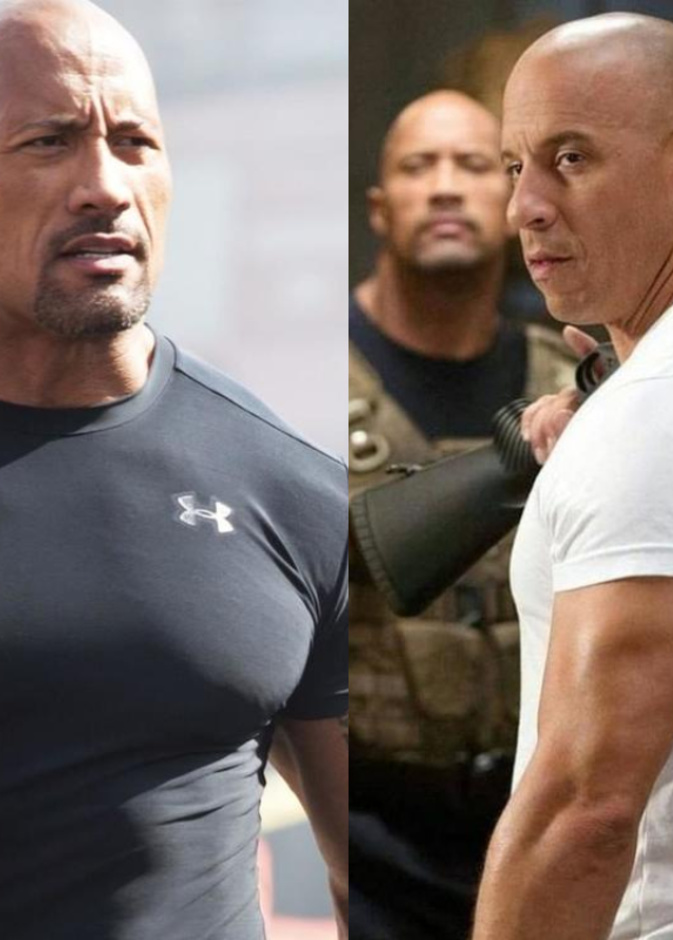 دواين جونسون وفين ديزل