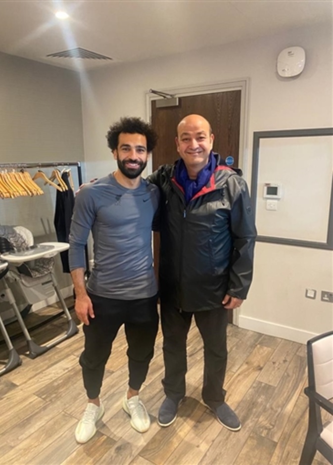 عمرو أديب ومحمد صلاح