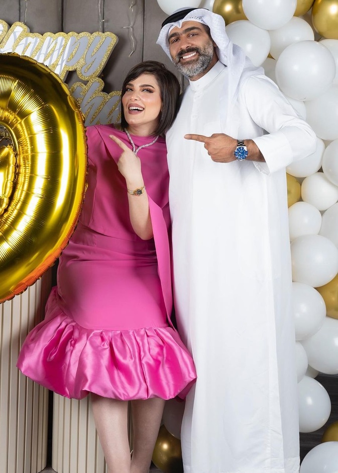 اول عيد زواج لـ هبة الدري ونواف العلي بعد عودتهما لبعض