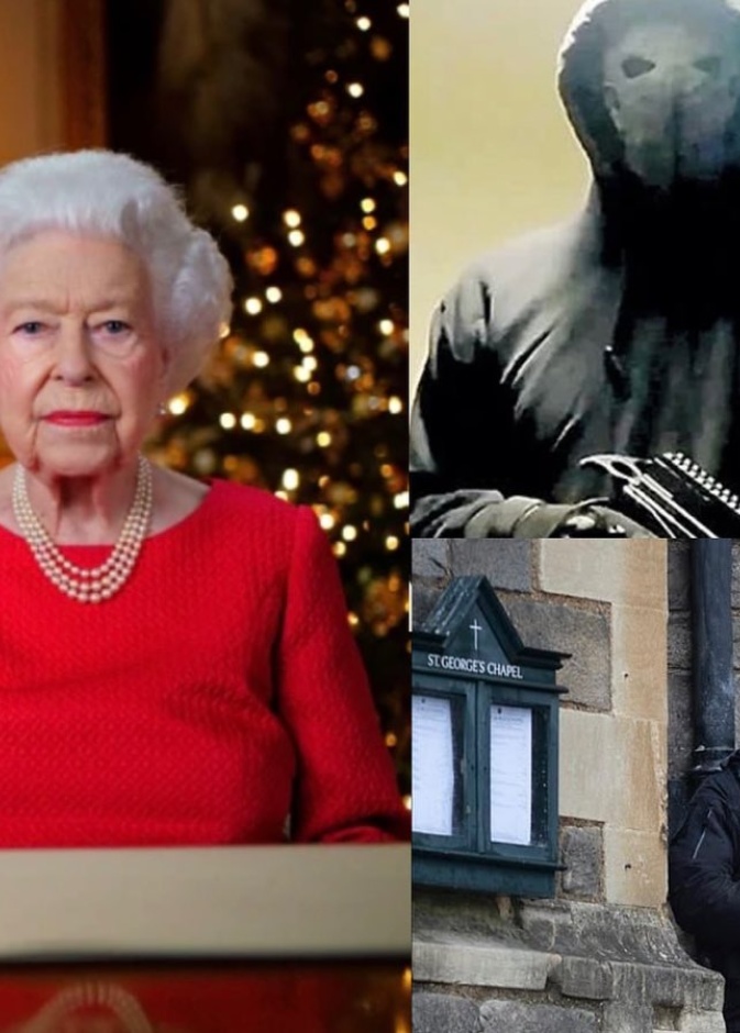 فيديو صادم للمسلح الذي حاول اغتيال ملكة بريطانيا في وندسور