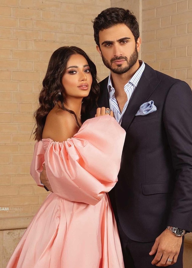 رحمة رياض وزوجها ألكسندر علوم