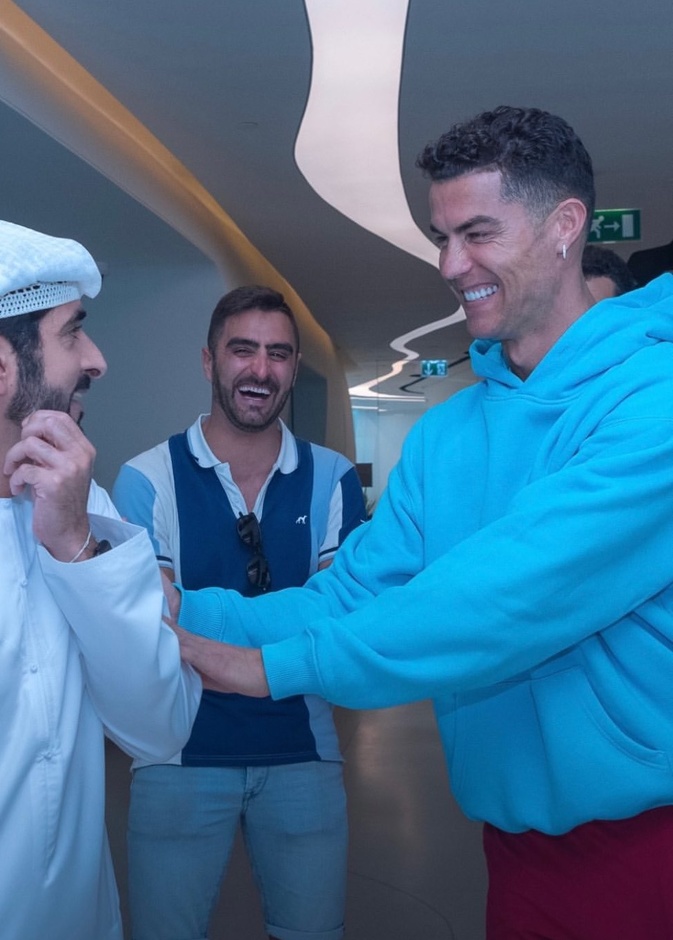 كريستيانو رونالدو يزور دبي