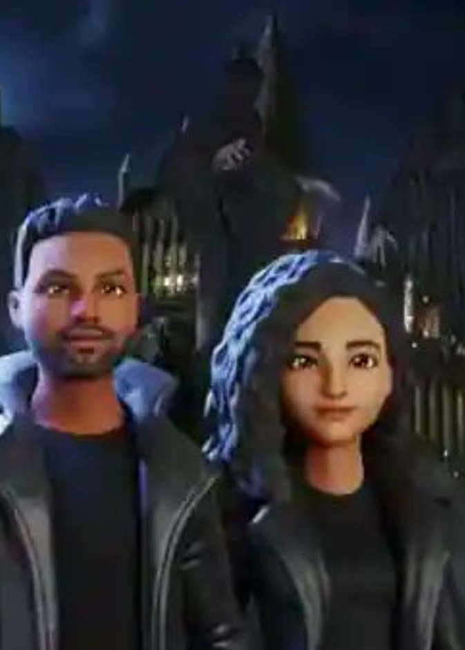 عروسان يستضيفان حفل زفاف افتراضي بثيم هاري بوتر