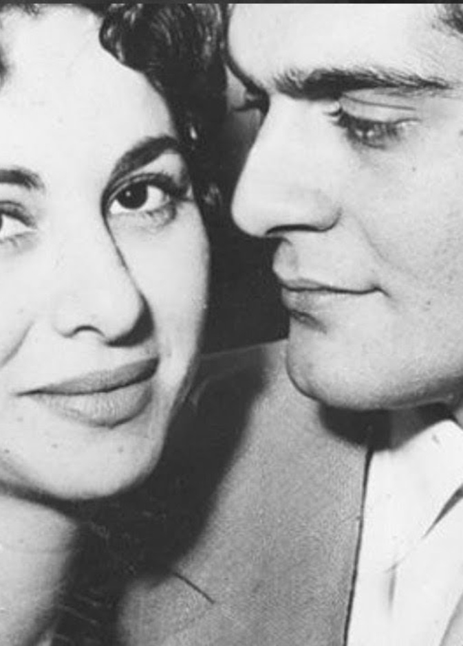 فاتن حمامة وعمر الشريف