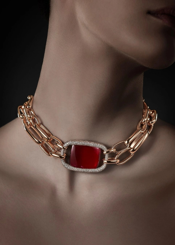 مجوهرات مرصعة بأحجار الروبليت والمقدمة من أحدث مجموعات المجوهرات (2)