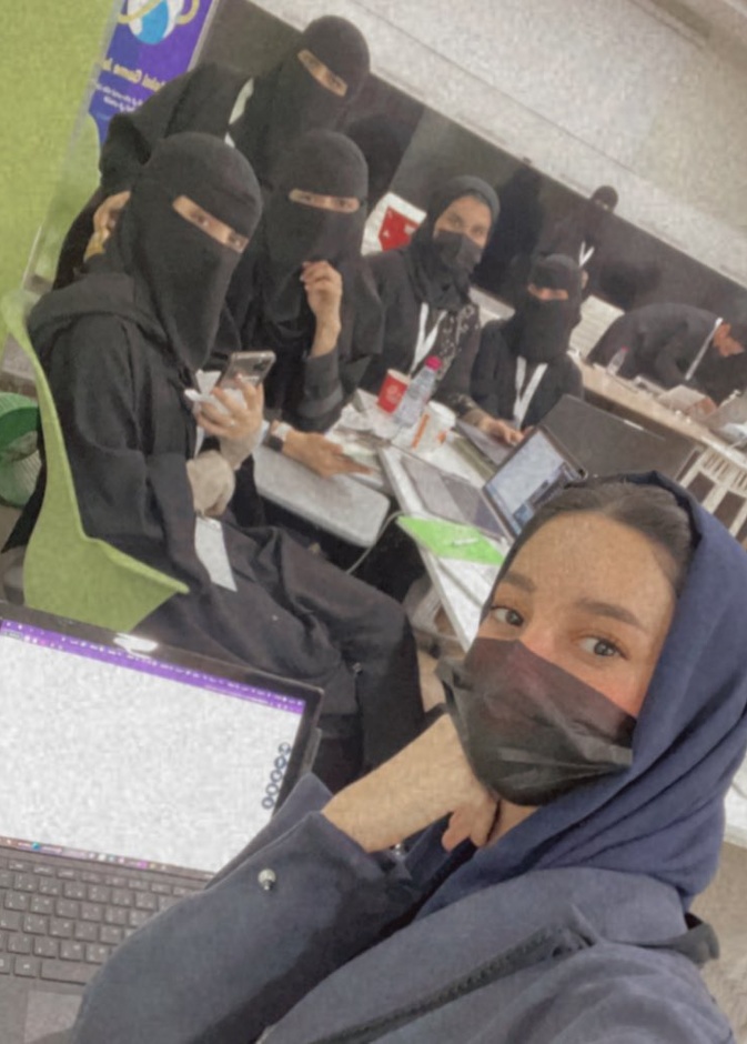 وسعادة كبيرة من المشاركات في الفعاليات