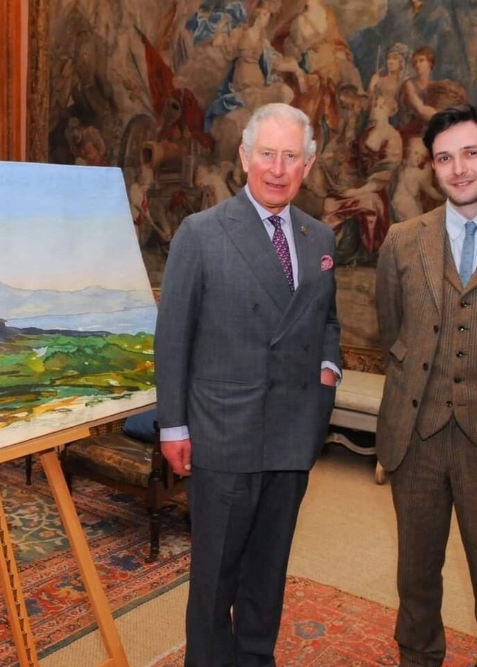 افتتاح  أكبر معرض لعرض لوحات الأمير تشارلز 