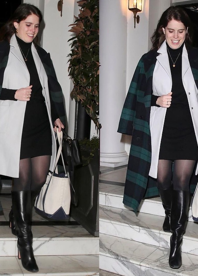 الأميرة يوجين بابتسامة عريضة في أحدث ظهور لها في لندن