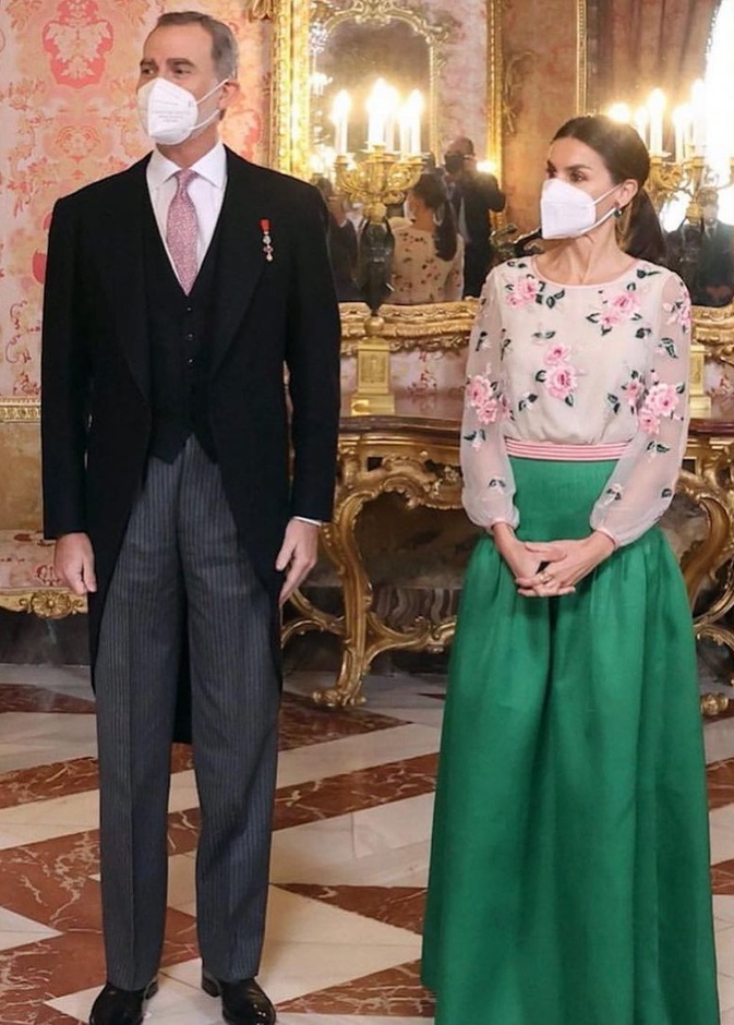 ملك وملكة إسبانيا يستضيفان حفلا لممثلي البعثات الدبلوماسية 