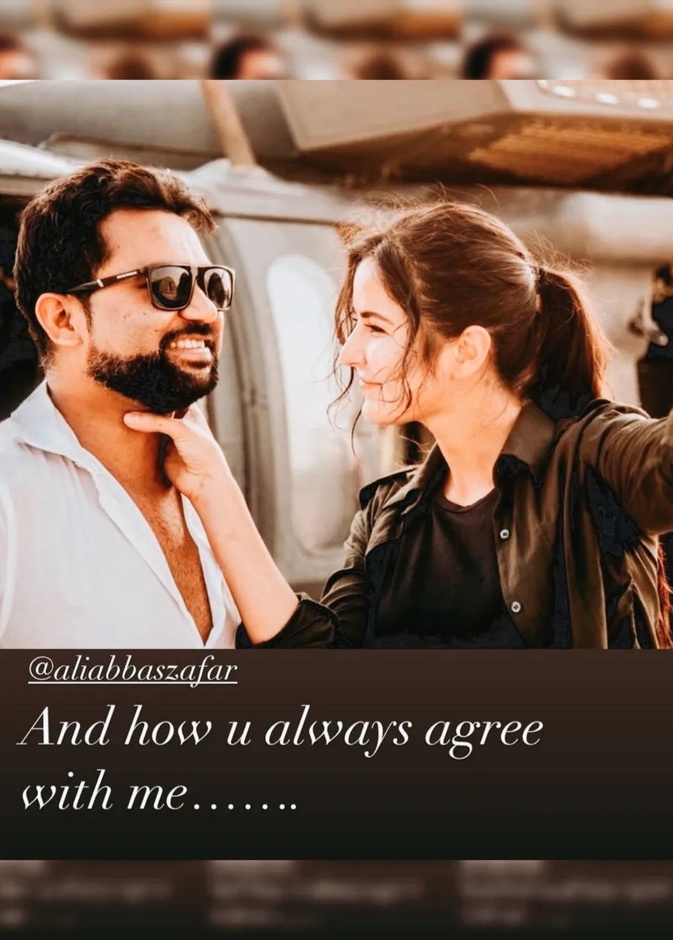 كاترينا كيف توجه رسالة مؤثرة لعلي عباس ظافر بمناسبة عيد ميلاده