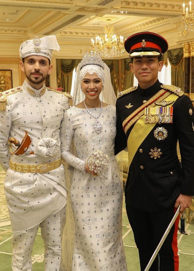 زواج ابنة السلطان حسن البلقية في حفل زفاف ملكي فاخر