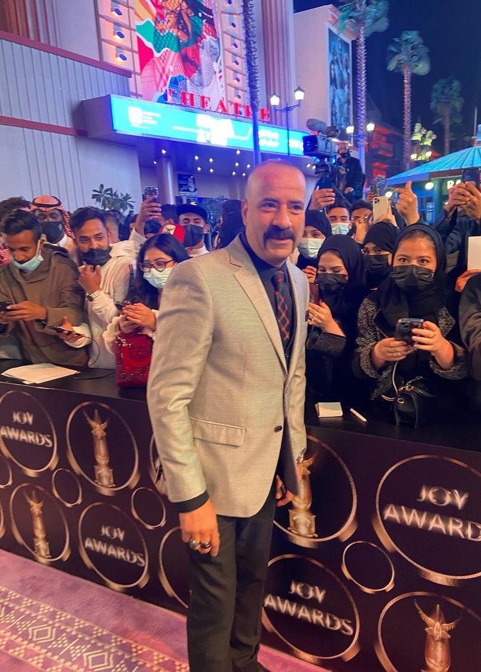 محمد سعد على السجادة الحمراء