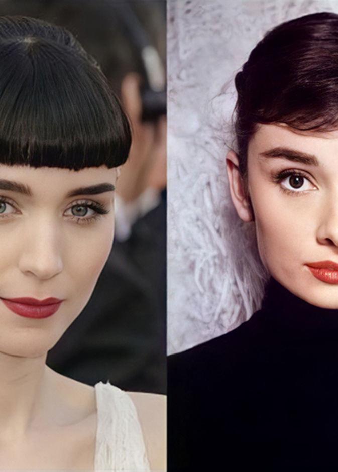 اودري هيبورن وروني مارا