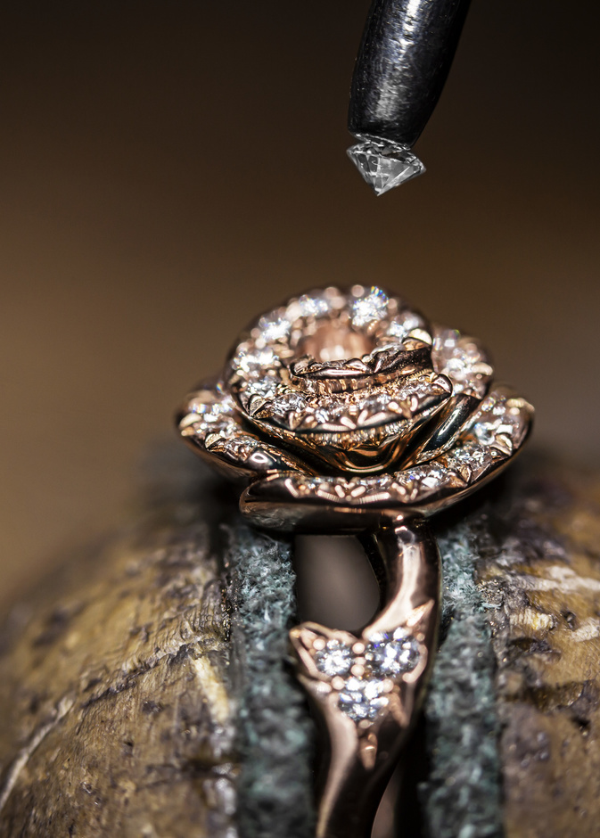  مجموعة ديور روز كوتور تزهر من جديد بخاتم بوا دو روز المثالي