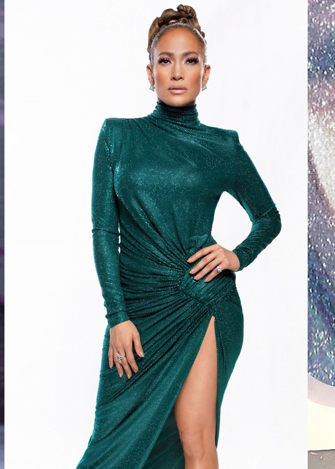 النجمات بفساتين براقة ومجسمة