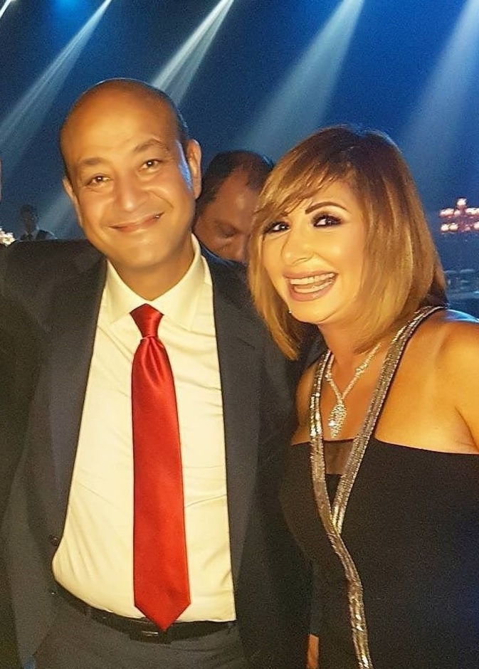 لميس الحديدي وعمرو اديب