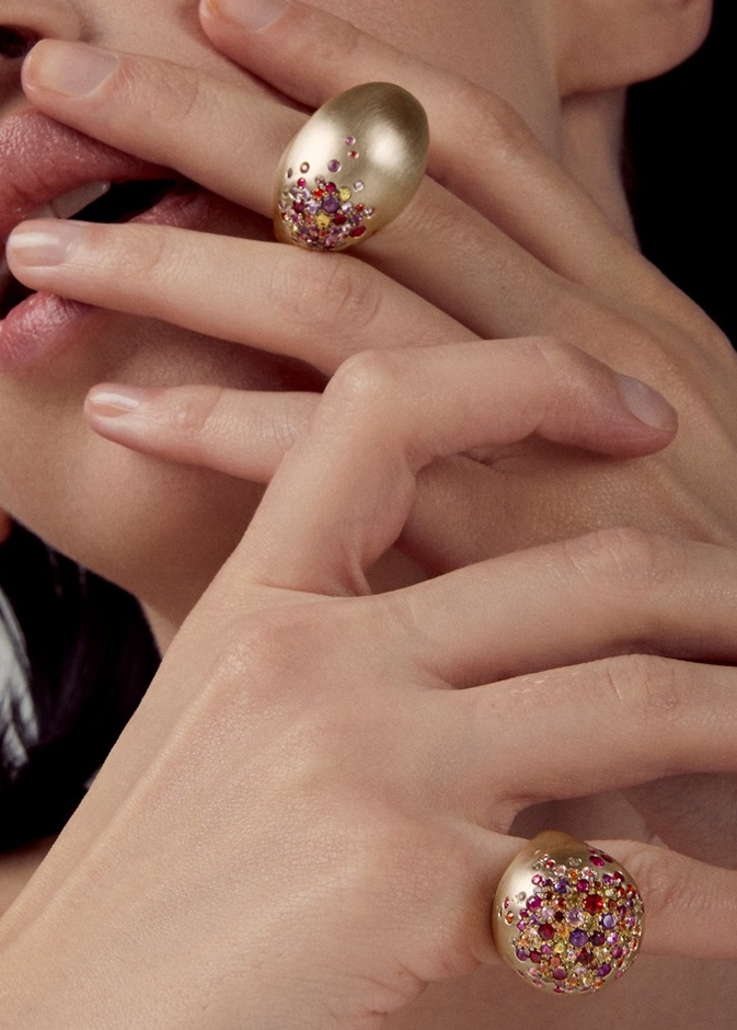 أروع الخواتم المرصعة بالياقوت متعدد الألوان لإطلالة يومية جذابة