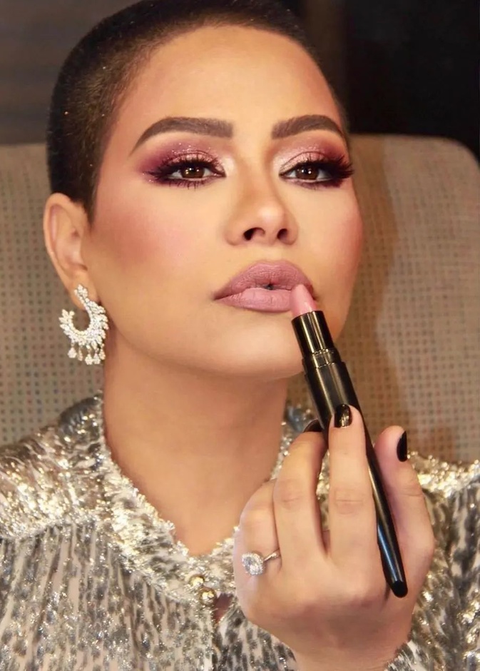 إطلالة شيرين عبد الوهاب في مطلع عام 2022