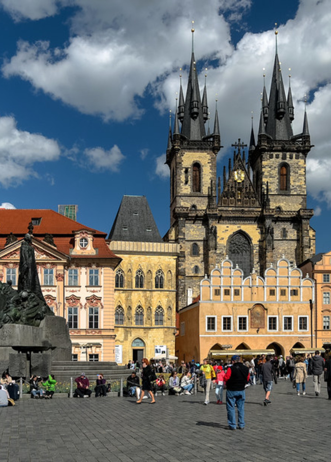 البلدة القديمة من أجمل مناطق السياحة في براغ بواسطة Jorge Franganillo