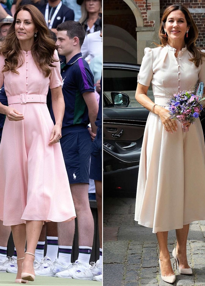 تألقت كل من كيت وماري بفستان Beulah London