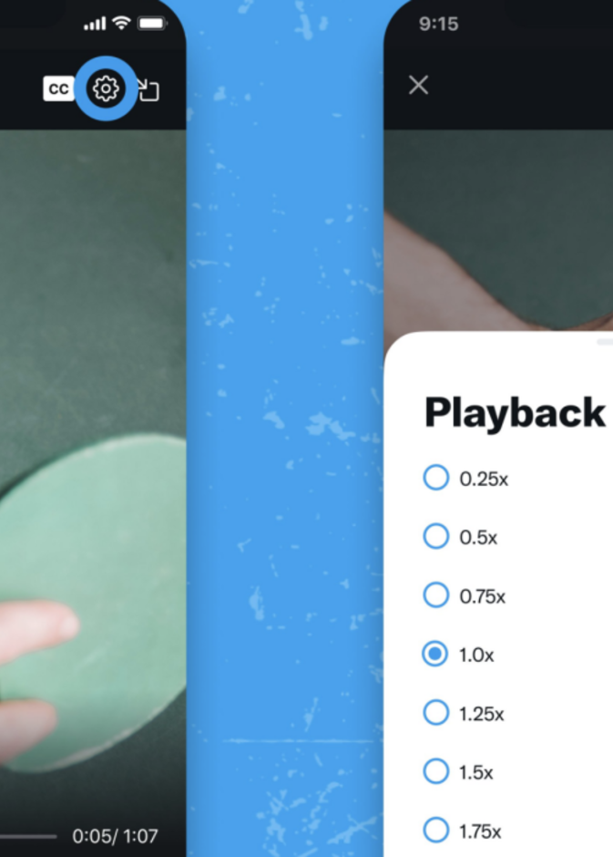 تويتر تختبر التحكم في سرعة تشغيل الفيديو وميزات جديدة للمجتمعات الخاصة بها
