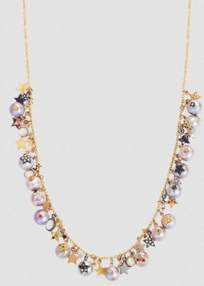 عقد ذهب ولؤلؤ Superstellar Multi Star من Carolina Bucci