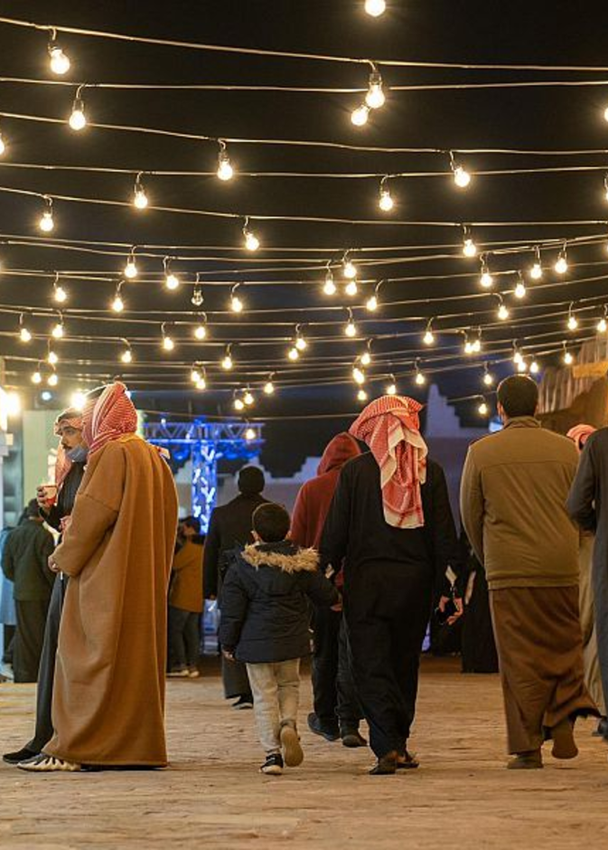 شجن الربابة وعروض العمالقة.. عروض ترفيهية وتراثية ساحرة في شتاء درب زبيدة