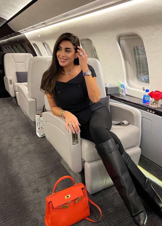 ياسمين صبري خلال سفرتها إلى نيويورك